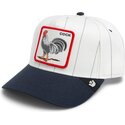 goorin-bros-curved-brim-rooster-pinstripe-rooster-cock-playmakers-the-farm-grey-and-navy-blue-snapback-cap