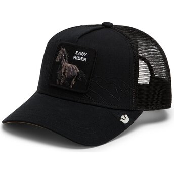 Gorra trucker negra caballo Stallion Badlands The Farm de Goorin Bros.