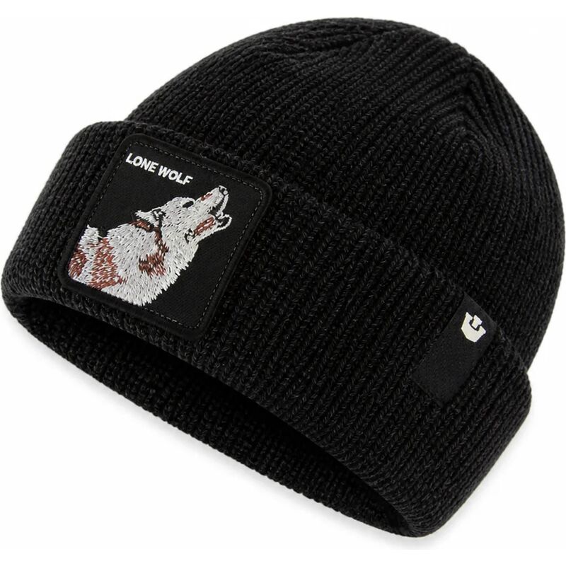 goorin-bros-the-lone-wolf-original-recipe-the-farm-black-beanie goorin-bros-the-lone-wolf-original-recipe-the-farm-black-beanie