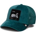 gorra-trucker-verde-cisne-velour-lover-the-farm-de-goorin-bros