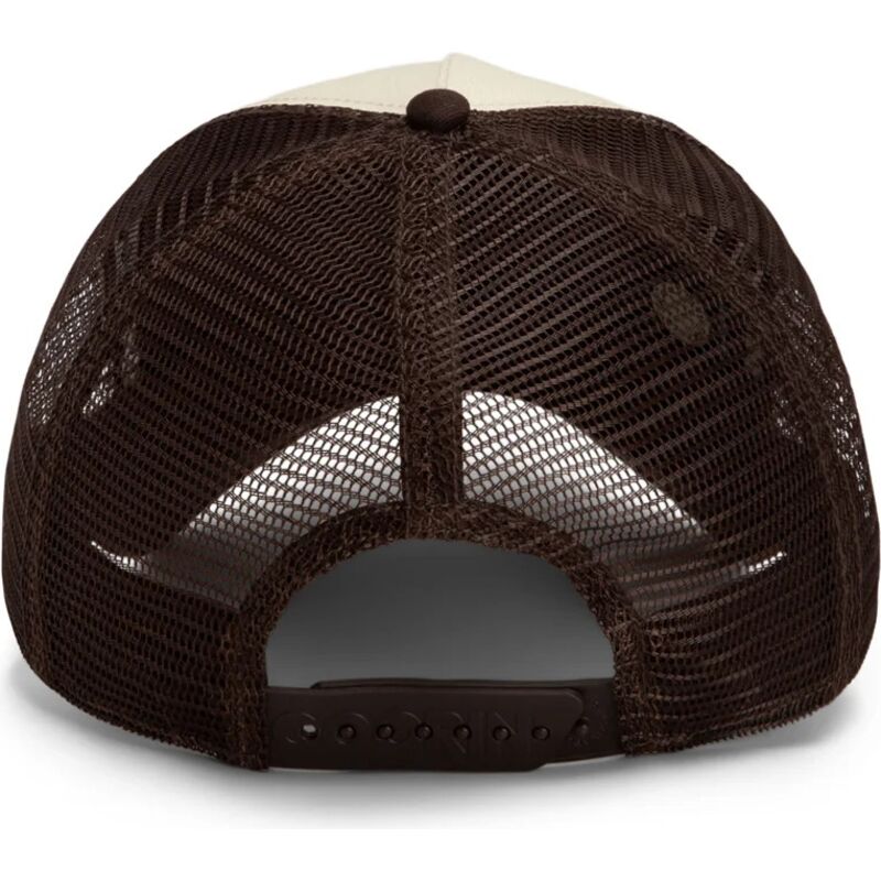 gorra-trucker-marron-y-beige-caballo-gaucho-original-recipe-the-farm-de-goorin-bros