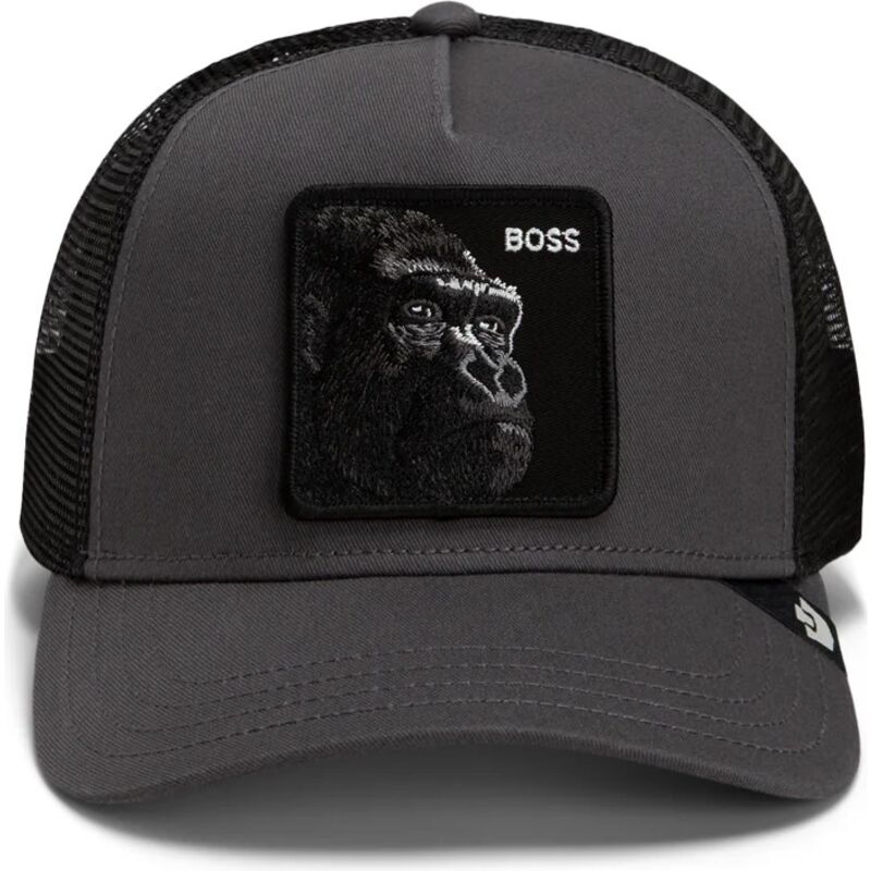 gorra-trucker-gris-y-negra-gorila-the-boss-original-recipe-the-farm-de-goorin-bros