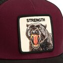 gorra-trucker-granate-y-negra-pantera-strength-panther-original-recipe-the-farm-de-goorin-bros