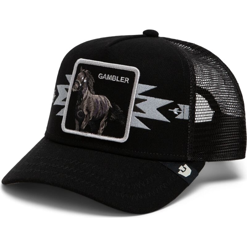 gorra-trucker-negra-caballo-canyon-gambler-trailblazer-the-farm-de-goorin-bros