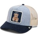 gorra-trucker-azul-oso-de-peluche-cuddly-denim-after-dark-the-farm-de-goorin-bros