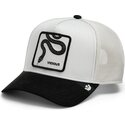 gorra-trucker-blanca-y-negra-serpiente-digital-vicious-split-decision-the-farm-de-goorin-bros