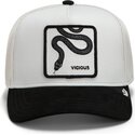 goorin-bros-snake-digital-vicious-split-decision-the-farm-white-and-black-trucker-hat