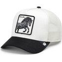 gorra-trucker-blanca-y-negra-caballo-digital-stallion-split-decision-the-farm-de-goorin-bros