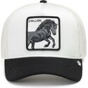 gorra-trucker-blanca-y-negra-caballo-digital-stallion-split-decision-the-farm-de-goorin-bros