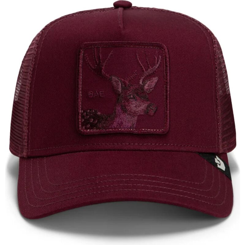 gorra-trucker-granate-ciervo-tonal-bae-full-intent-the-farm-de-goorin-bros