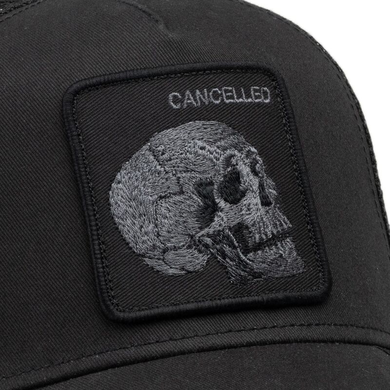 gorra-trucker-negra-calavera-tonal-skull-full-intent-cancelled-the-farm-de-goorin-bros gorra-trucker-negra-calavera-tonal-skull-full-intent-cancelled-the-farm-de-goorin-bros