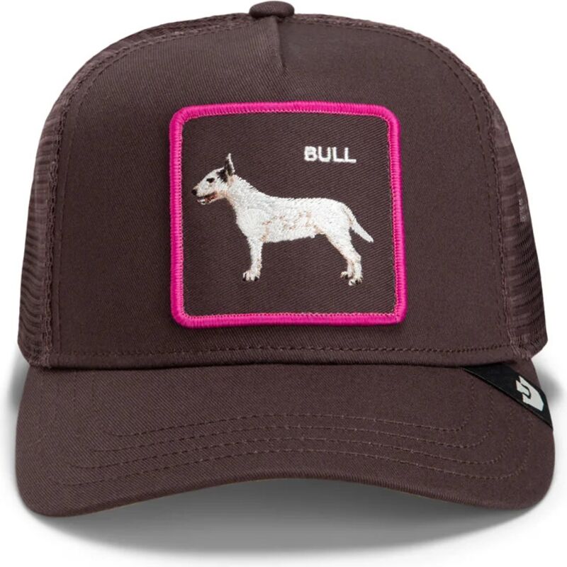 gorra-trucker-marron-perro-shadow-bull-terrier-off-the-leash-the-farm-de-goorin-bros gorra-trucker-marron-perro-shadow-bull-terrier-off-the-leash-the-farm-de-goorin-bros