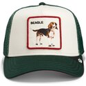 gorra-trucker-verde-perro-shadow-beagle-off-the-leash-the-farm-de-goorin-bros
