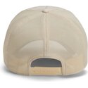 gorra-trucker-roja-y-beige-gallo-the-suede-rooster-microsuede-cock-the-farm-de-goorin-bros
