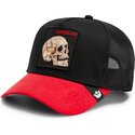 gorra-trucker-negra-y-roja-calavera-cancelled-skull-trucker-microsuede-the-farm-de-goorin-bros