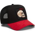 gorra-trucker-negra-y-roja-calavera-cancelled-skull-trucker-microsuede-the-farm-de-goorin-bros