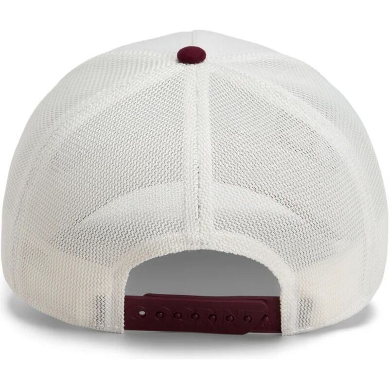 gorra-trucker-blanca-y-granate-rottweiler-suede-alpha-microsuede-the-farm-de-goorin-bros gorra-trucker-blanca-y-granate-rottweiler-suede-alpha-microsuede-the-farm-de-goorin-bros