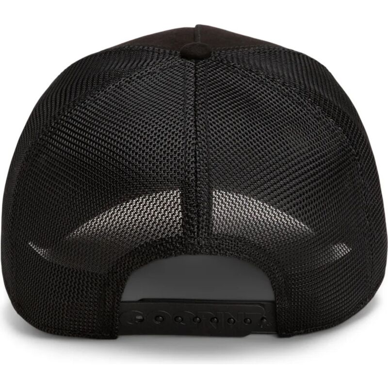 gorra-trucker-negra-y-roja-leon-re-leone-rosso-microsuede-king-the-farm-de-goorin-bros