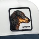 gorra-trucker-gris-y-azul-marino-perro-suede-shadow-microsuede-the-farm-de-goorin-bros