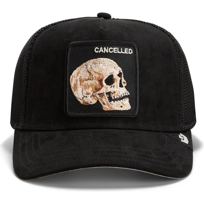 gorra-trucker-negra-calavera-suede-cancelled-skull-microsuede-the-farm-de-goorin-bros