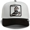 gorra-trucker-gris-y-negra-caballo-suede-stallion-microsuede-the-farm-de-goorin-bros