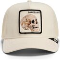 gorra-trucker-beige-calavera-suede-cancelled-skull-microsuede-the-farm-de-goorin-bros