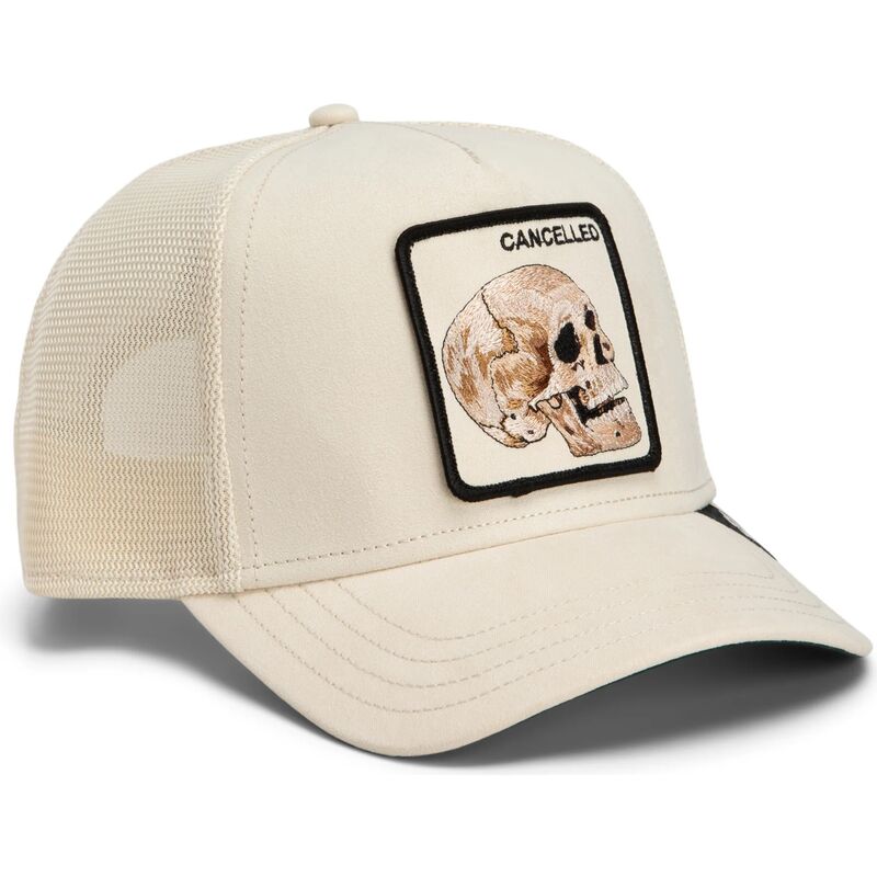 goorin-bros-suede-cancelled-skull-microsuede-the-farm-beige-trucker-hat goorin-bros-suede-cancelled-skull-microsuede-the-farm-beige-trucker-hat