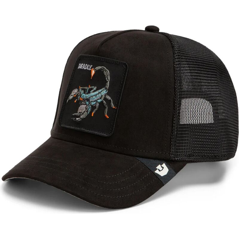 gorra-trucker-negra-escorpion-suede-scorpion-microsuede-the-farm-de-goorin-bros gorra-trucker-negra-escorpion-suede-scorpion-microsuede-the-farm-de-goorin-bros