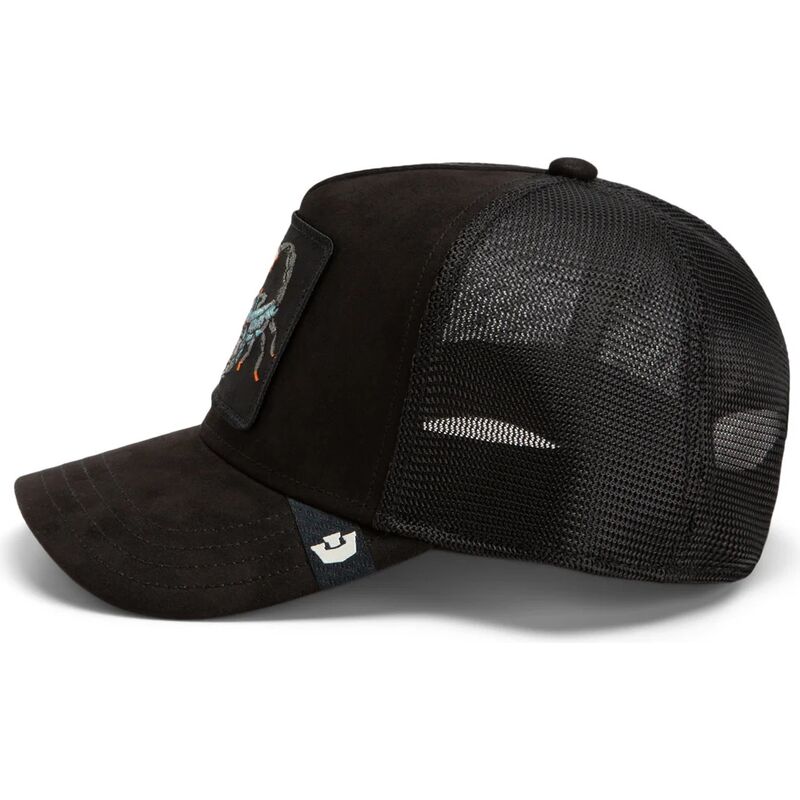 gorra-trucker-negra-escorpion-suede-scorpion-microsuede-the-farm-de-goorin-bros gorra-trucker-negra-escorpion-suede-scorpion-microsuede-the-farm-de-goorin-bros