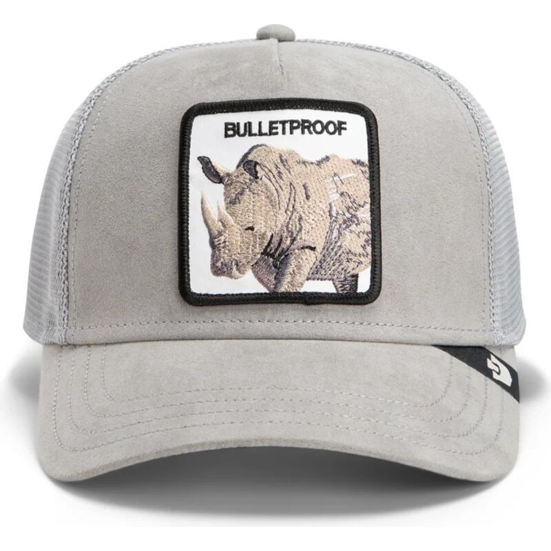 gorra-trucker-gris-rinoceronte-suede-rhino-microsuede-bulletproof-the-farm-de-goorin-bros gorra-trucker-gris-rinoceronte-suede-rhino-microsuede-bulletproof-the-farm-de-goorin-bros
