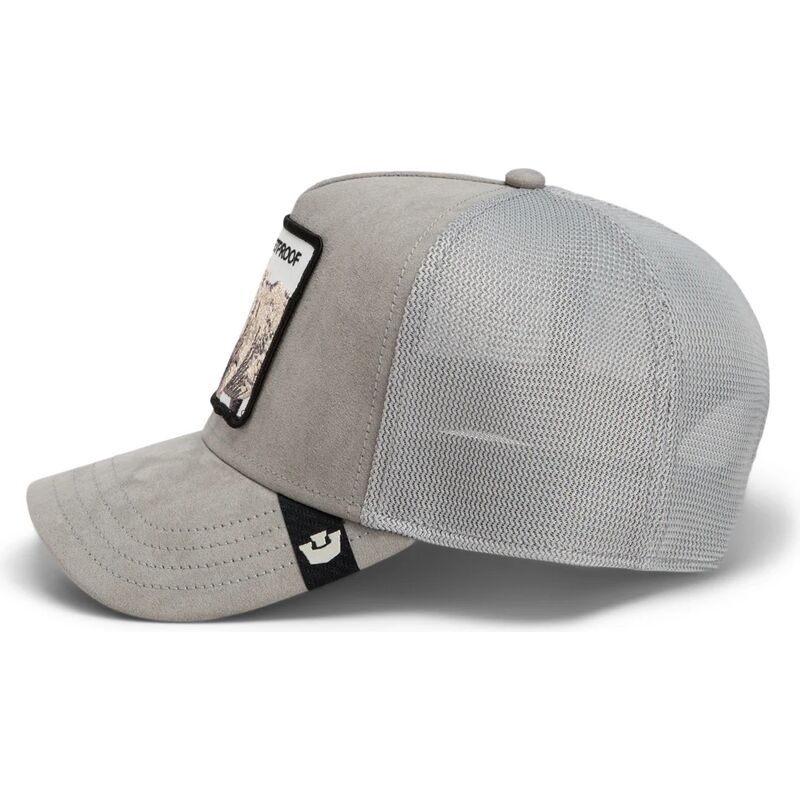 gorra-trucker-gris-rinoceronte-suede-rhino-microsuede-bulletproof-the-farm-de-goorin-bros gorra-trucker-gris-rinoceronte-suede-rhino-microsuede-bulletproof-the-farm-de-goorin-bros