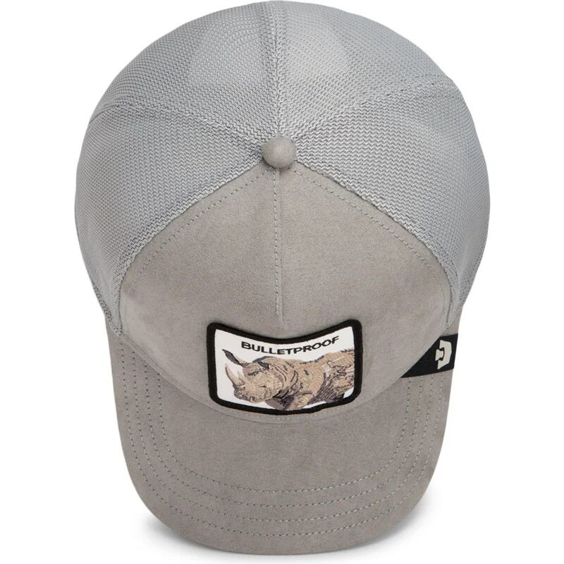 gorra-trucker-gris-rinoceronte-suede-rhino-microsuede-bulletproof-the-farm-de-goorin-bros gorra-trucker-gris-rinoceronte-suede-rhino-microsuede-bulletproof-the-farm-de-goorin-bros