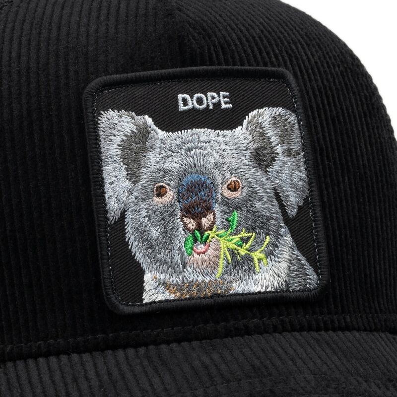 goorin-bros-koala-corduroy-dope-ridgeline-the-farm-black-trucker-hat goorin-bros-koala-corduroy-dope-ridgeline-the-farm-black-trucker-hat