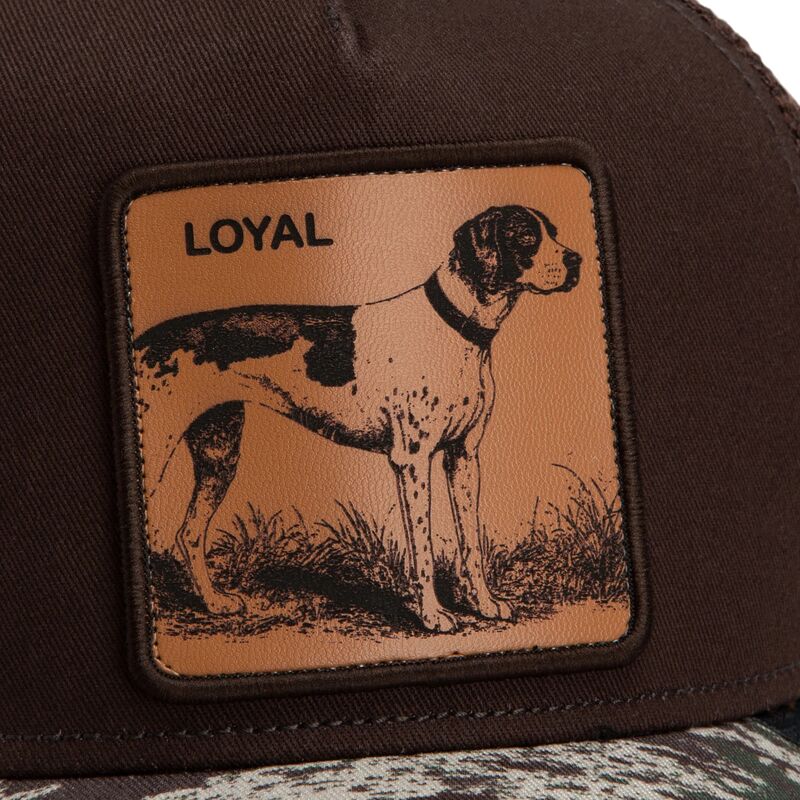 goorin-bros-engraved-dog-camo-glitch-the-farm-brown-and-camouflage-trucker-hat goorin-bros-engraved-dog-camo-glitch-the-farm-brown-and-camouflage-trucker-hat