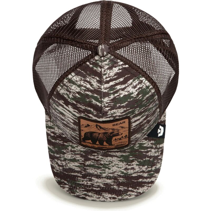 gorra-trucker-camuflaje-y-marron-oso-engraved-bear-camo-glitch-the-farm-de-goorin-bros gorra-trucker-camuflaje-y-marron-oso-engraved-bear-camo-glitch-the-farm-de-goorin-bros