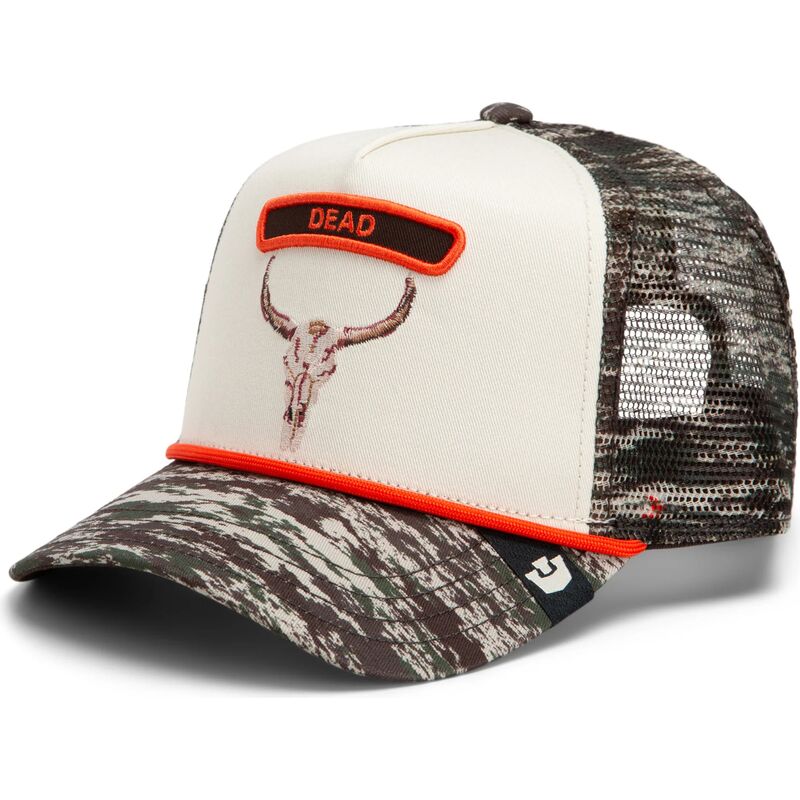 gorra-trucker-camuflaje-buey-rocker-dead-camo-glitch-skull-the-farm-de-goorin-bros gorra-trucker-camuflaje-buey-rocker-dead-camo-glitch-skull-the-farm-de-goorin-bros