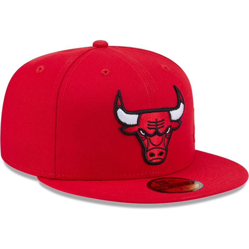 gorra-plana-roja-ajustada-59fifty-side-script-de-chicago-bulls-nba-de-new-era gorra-plana-roja-ajustada-59fifty-side-script-de-chicago-bulls-nba-de-new-era