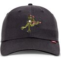 gorra-curva-negra-ajustable-do-nothing-club-weird-vibes-frog-de-djinns