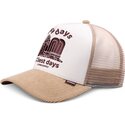 gorra-trucker-khaki-y-blanca-hft-lazy-days-de-djinns