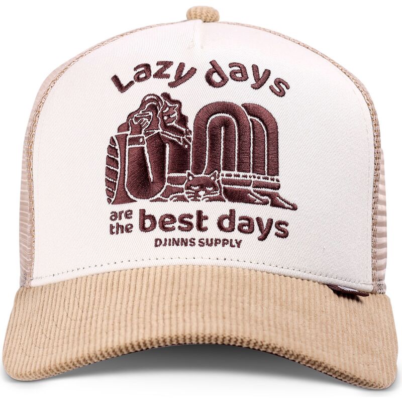 gorra-trucker-khaki-y-blanca-hft-lazy-days-de-djinns gorra-trucker-khaki-y-blanca-hft-lazy-days-de-djinns