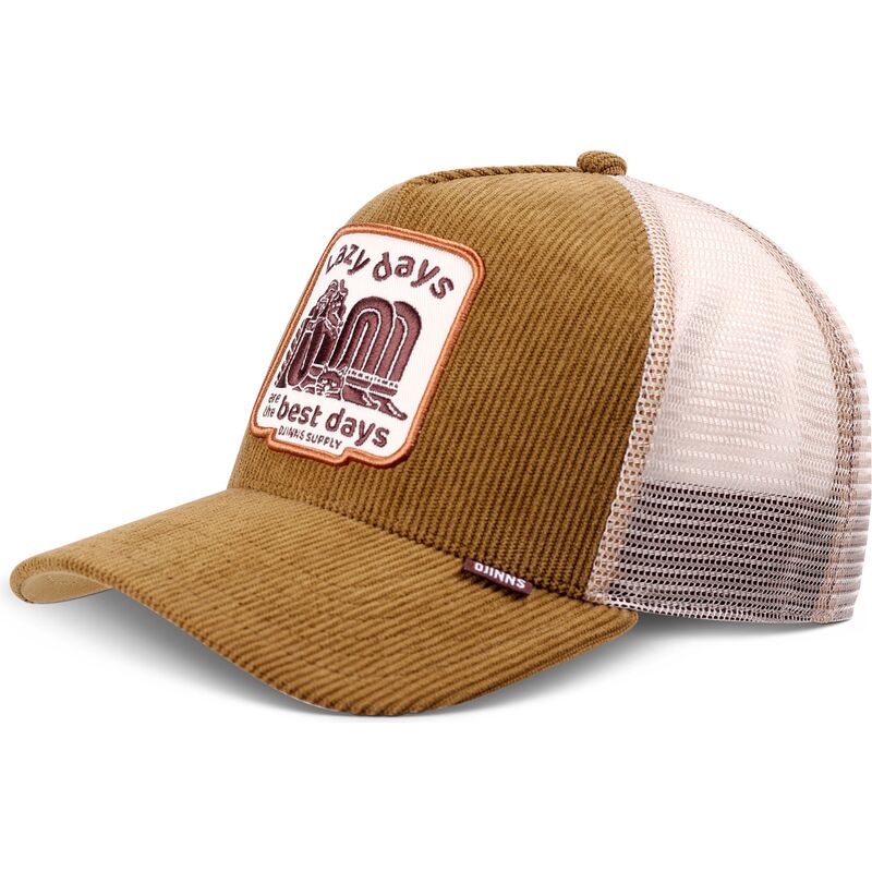 gorra-trucker-marron-y-khaki-hft-lazy-days-de-djinns gorra-trucker-marron-y-khaki-hft-lazy-days-de-djinns