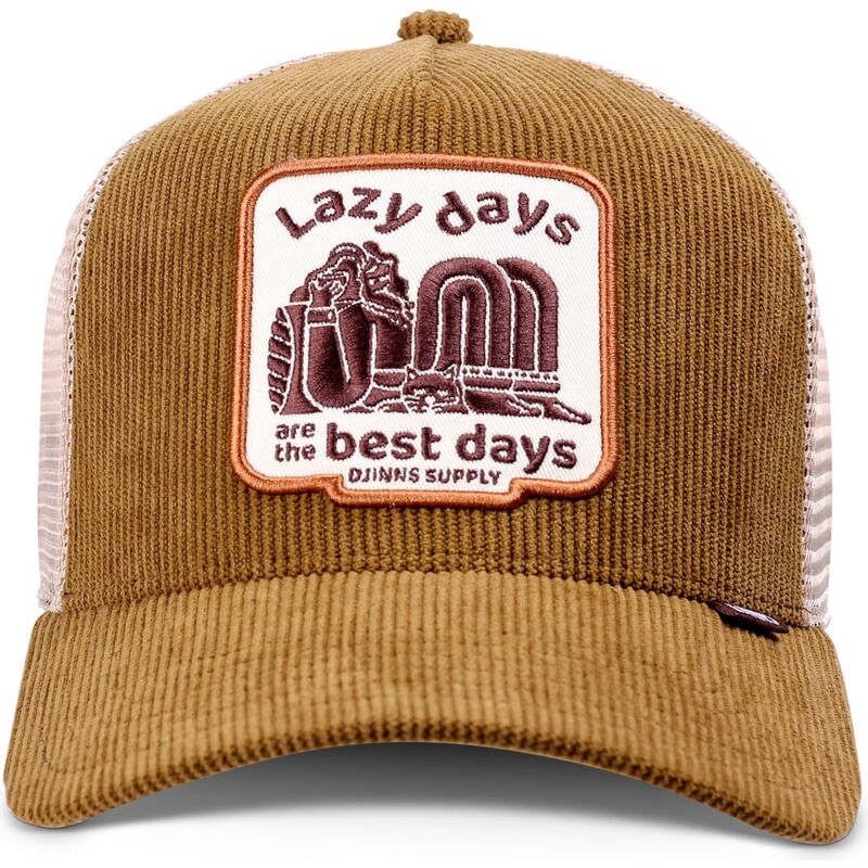 gorra-trucker-marron-y-khaki-hft-lazy-days-de-djinns gorra-trucker-marron-y-khaki-hft-lazy-days-de-djinns