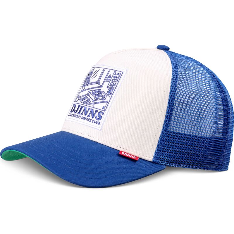 djinns-hft-lscc-lazy-sunday-coffee-club-record-white-and-blue-trucker-hat djinns-hft-lscc-lazy-sunday-coffee-club-record-white-and-blue-trucker-hat