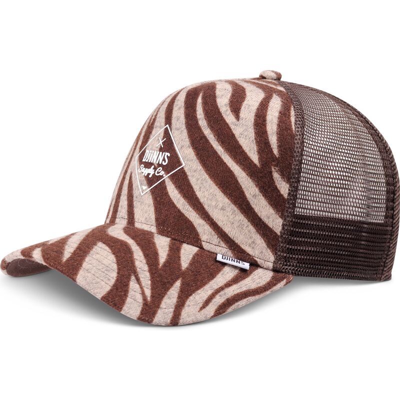 djinns-hft-rubbertigerstripes-brown-trucker-hat djinns-hft-rubbertigerstripes-brown-trucker-hat