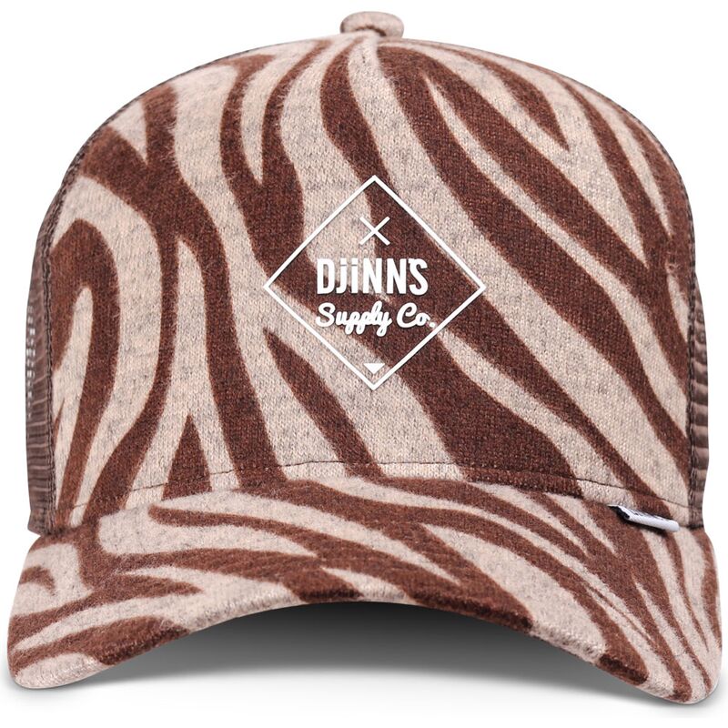 gorra-trucker-marron-hft-rubbertigerstripes-de-djinns gorra-trucker-marron-hft-rubbertigerstripes-de-djinns