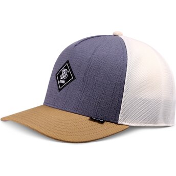 Djinns New HFT Seer Block Blue and Brown Trucker Hat