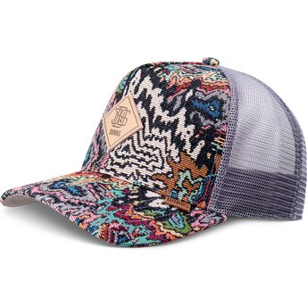 Gorra trucker multicolor y gris HFT Color Explo de Djinns