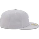 new-era-flat-brim-59fifty-side-script-chicago-white-sox-mlb-grey-fitted-cap