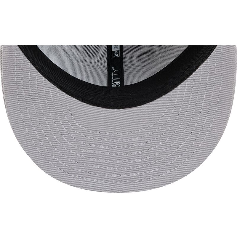 gorra-plana-gris-ajustada-59fifty-side-script-de-chicago-white-sox-mlb-de-new-era gorra-plana-gris-ajustada-59fifty-side-script-de-chicago-white-sox-mlb-de-new-era
