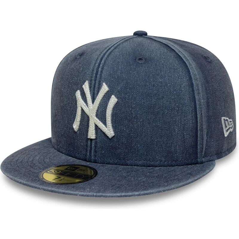 gorra-plana-azul-marino-ajustada-59fifty-washed-de-new-york-yankees-mlb-de-new-era